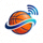 NBA直播吧官方Logo - 篮球与火焰交织的盾牌形标志